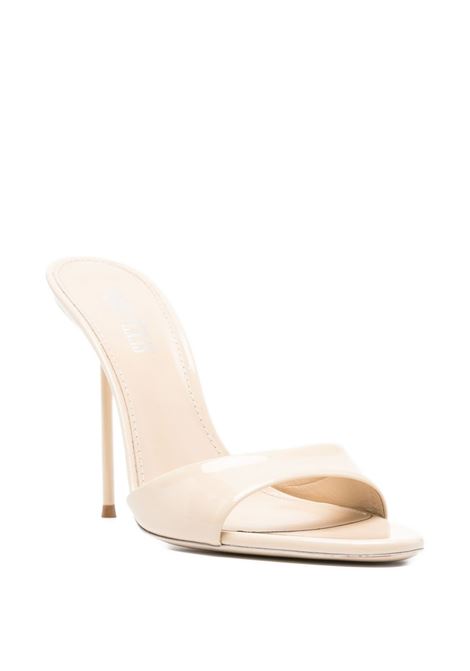 Ivory lidia patent-leather mules Paris texas - women PARIS TEXAS | PX836XVN01ALMND